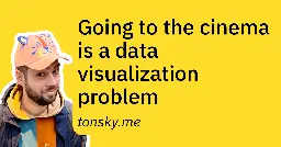 Going to the cinema is a data visualization problem