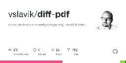 GitHub - vslavik/diff-pdf: A simple tool for visually comparing two PDF files